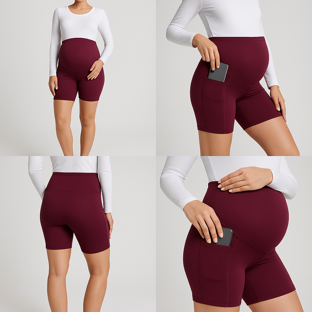LiftPocket – Maternity Bike Shorts with Pockets