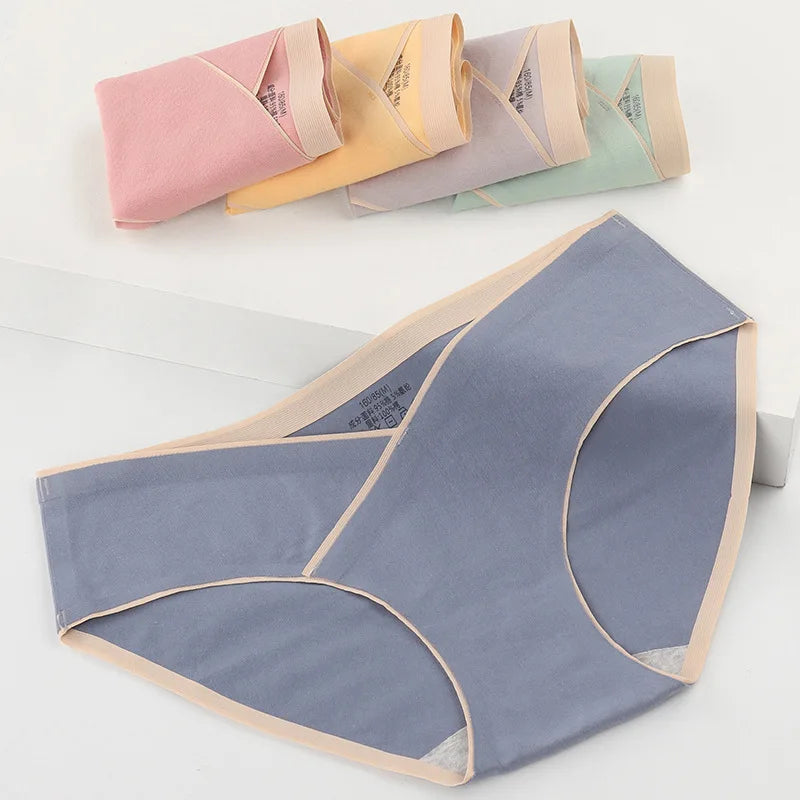NestSoft – 5pc Low-Waist Cotton Maternity Brief Set