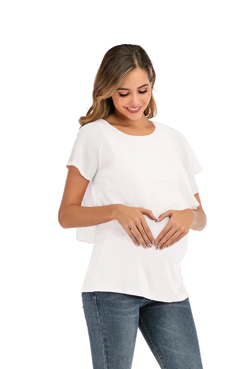 Liva – Wrap Nursing Tee