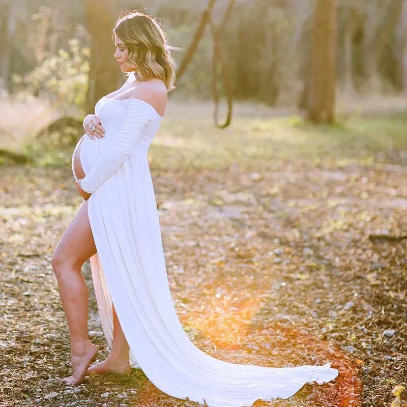 Whisperveil – Strapless Maternity Photoshoot Gown