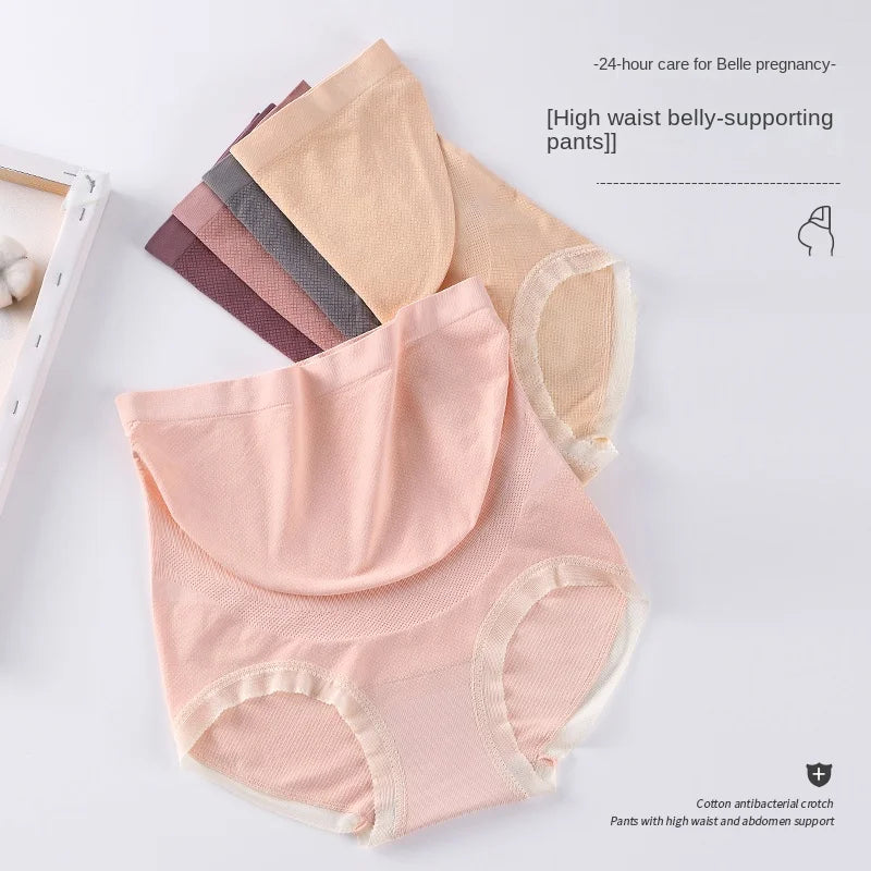 LaceNest – 3-Pack Adjustable High-Waist Maternity Briefs