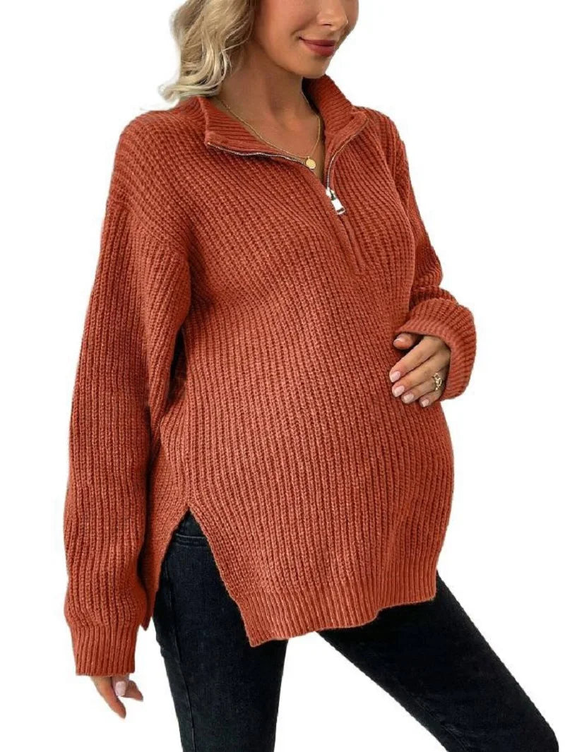 WovenNest – Knit Maternity Pullover