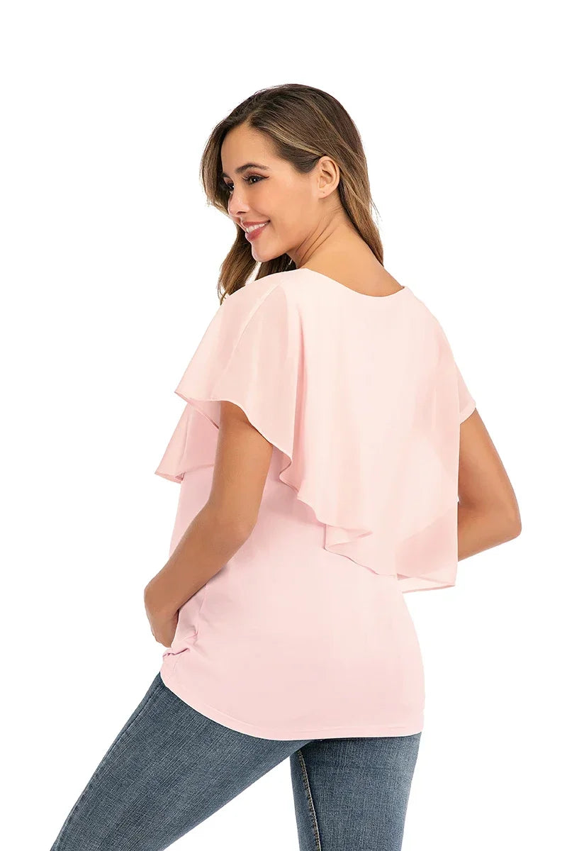 Liva – Wrap Nursing Tee