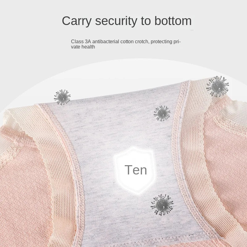 LaceNest – 3-Pack Adjustable High-Waist Maternity Briefs