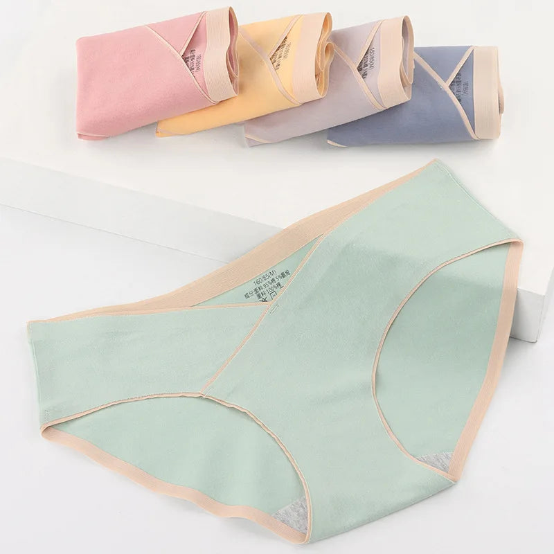 NestSoft – 5pc Low-Waist Cotton Maternity Brief Set