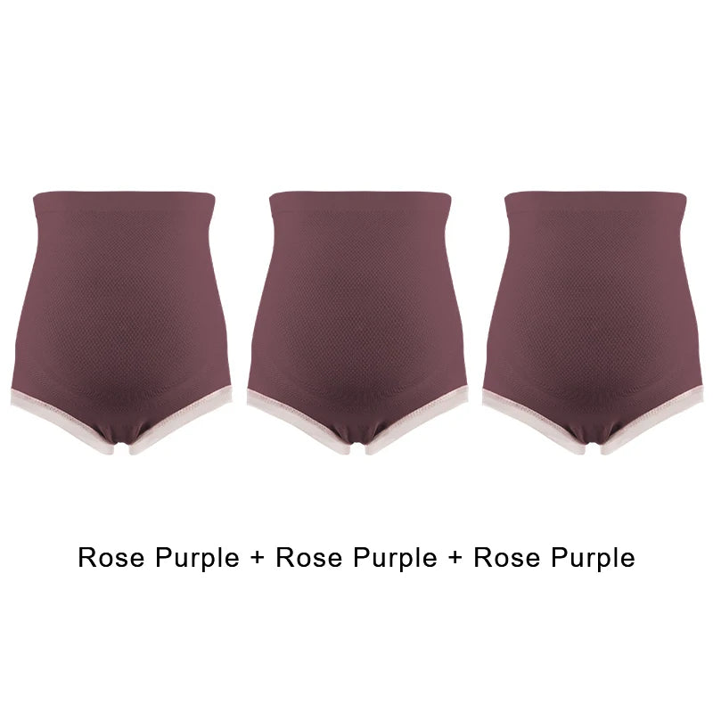 LaceNest – 3-Pack Adjustable High-Waist Maternity Briefs