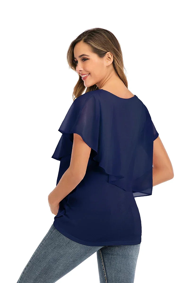 Liva – Wrap Nursing Tee