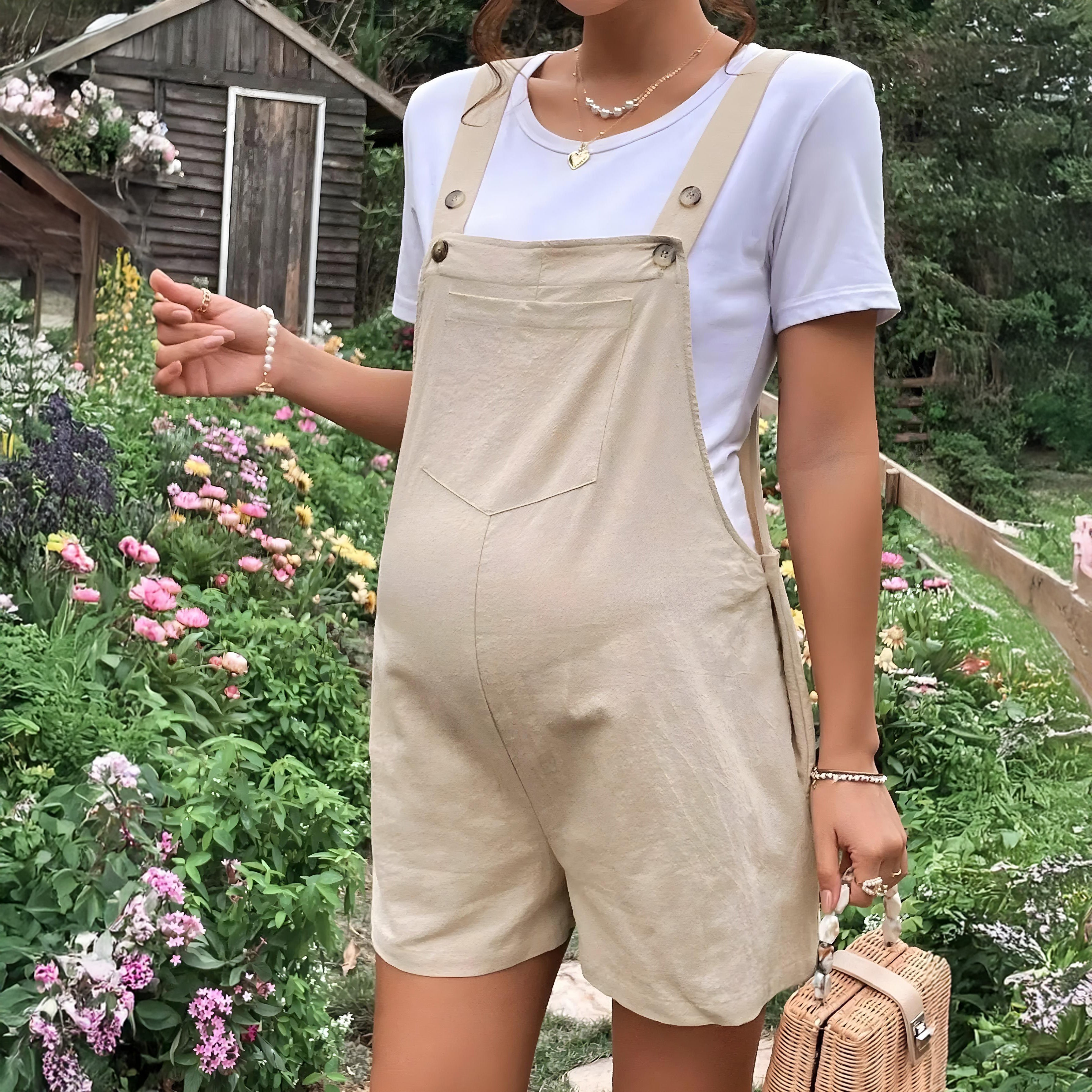 Nova – Adjustable Waist Maternity Suspender Romper