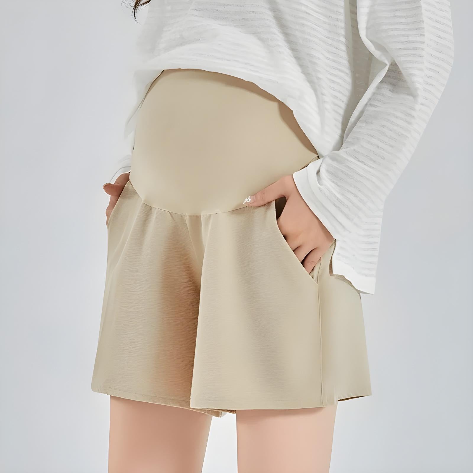 AiryFlex β Wide-Leg Maternity Shorts