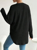 Nurtura – V-Neck Knit Nursing Blouse