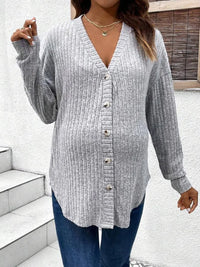 Nurtura – V-Neck Knit Nursing Blouse