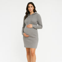 NestHood – Knit Hoodie Maternity Dress
