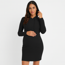 NestHood – Knit Hoodie Maternity Dress