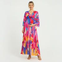 Sunmira – Colorful Maternity Beach Dress