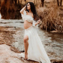 Elira – 2-in-1 Chiffon Maternity Dress Set