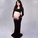 Veloura – Backless Maternity Bodycon Gown