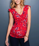 Lyra – Floral Nursing Tee