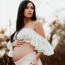 Elira – 2-in-1 Chiffon Maternity Dress Set