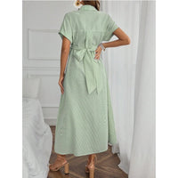 Morningline – Striped Maternity Shirt Dress