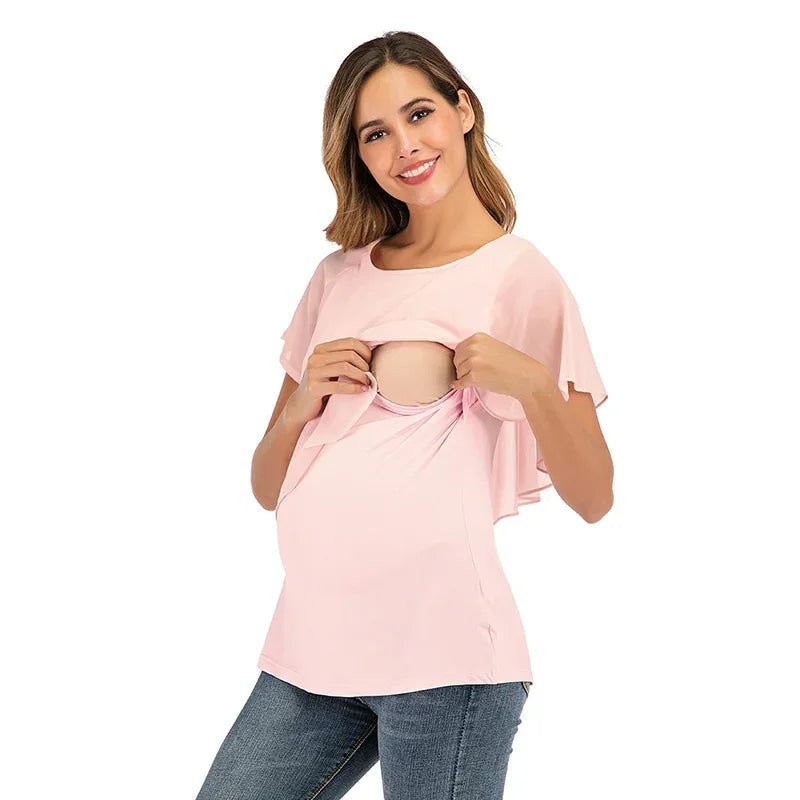 Liva – Wrap Nursing Tee
