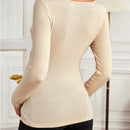 Marvella – Cross-Wrap Ribbed Maternity Top