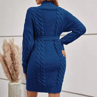 Woven Nest – Knit Turtleneck Maternity Dress