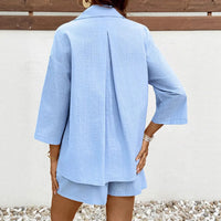 Vera – Summer Maternity Shirt & Shorts Set