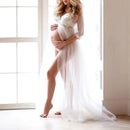 Lacewing – Tulle V-Neck Maternity Gown
