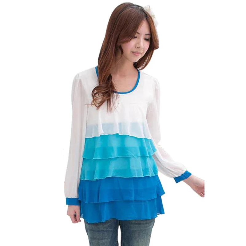 Elora – Chiffon Nursing Blouse