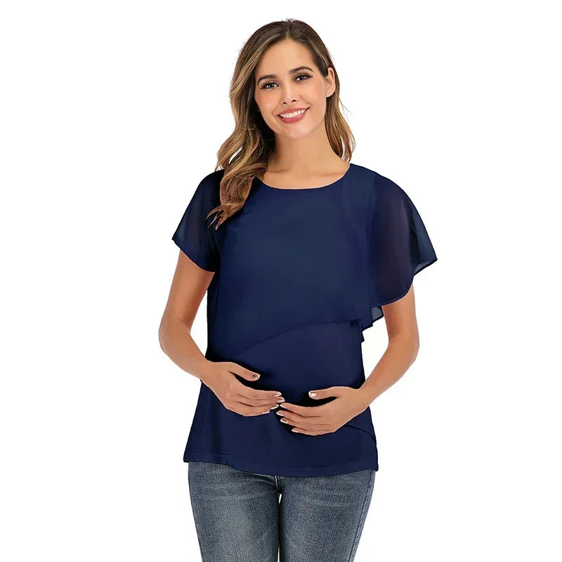 Liva – Wrap Nursing Tee
