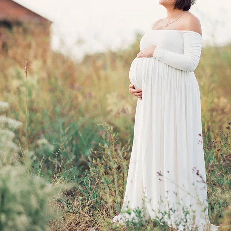 Whisperveil – Strapless Maternity Photoshoot Gown