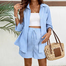 Vera – Summer Maternity Shirt & Shorts Set