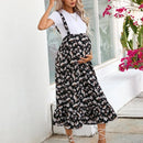 Blossom Fern – Floral Maternity Suspender Dress