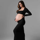Veloura – Backless Maternity Bodycon Gown