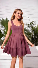 Fleurline – Ruffled Maternity Sundress