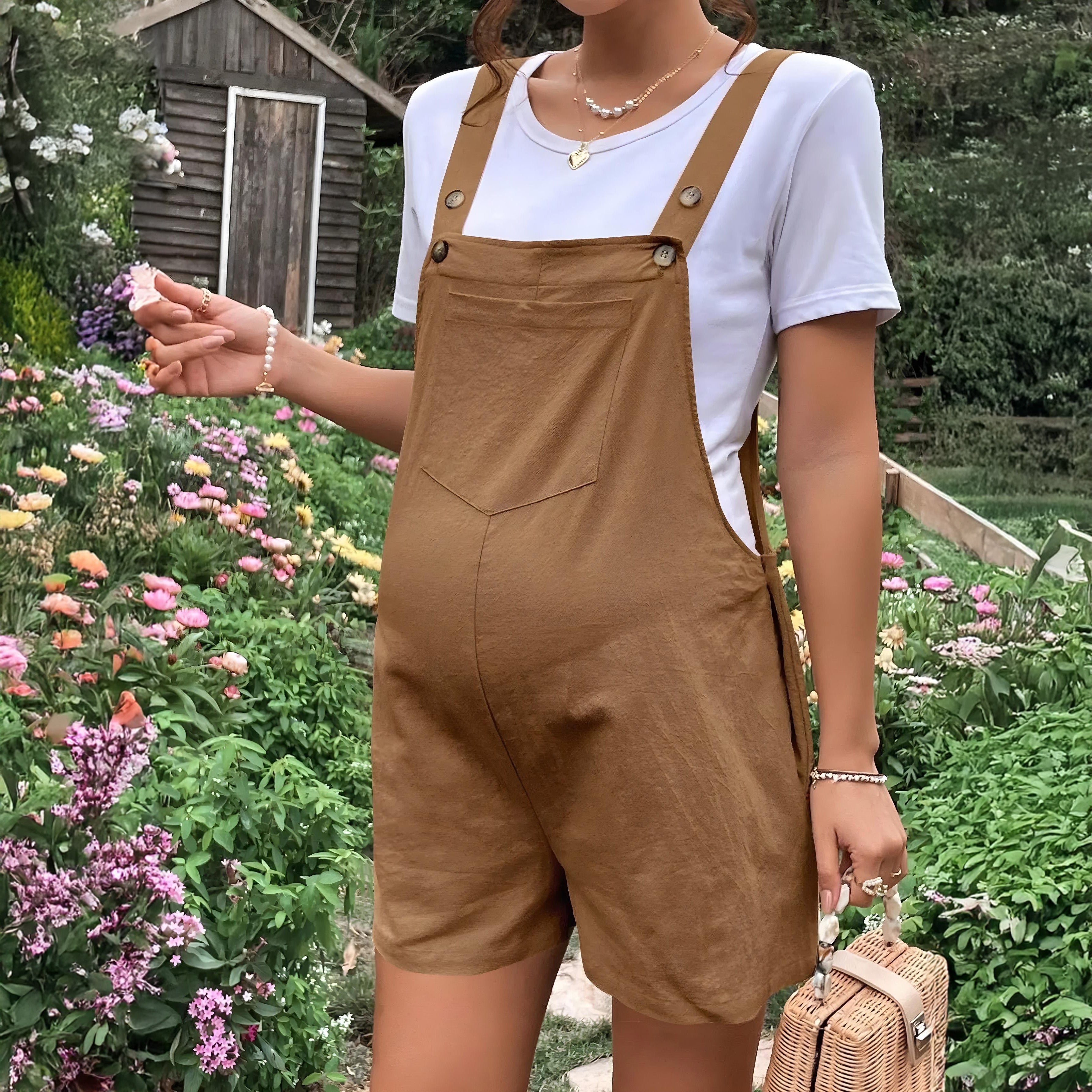 Nova – Adjustable Waist Maternity Suspender Romper