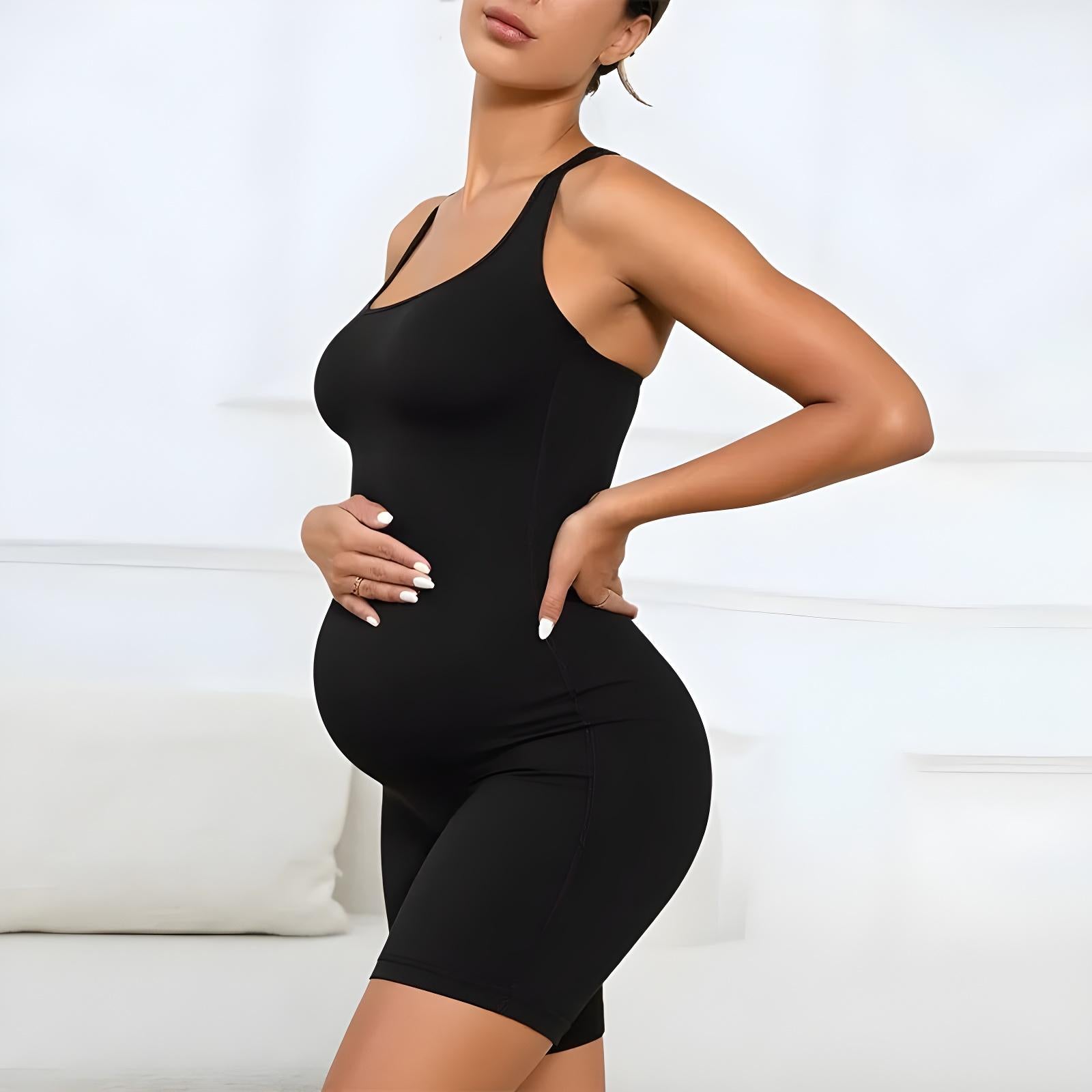 BreatheEase – Lightweight Maternity Yoga Jumpsuit